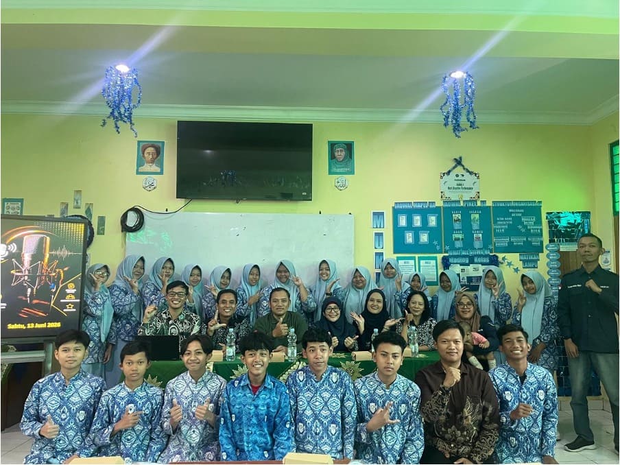 Kegiatan Pelatihan Voice Over Siswa SMP Muhammadiyah 1 Berbah
